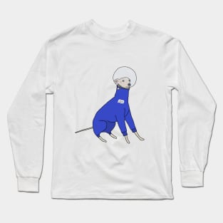 Italian greyhound in space suit Long Sleeve T-Shirt